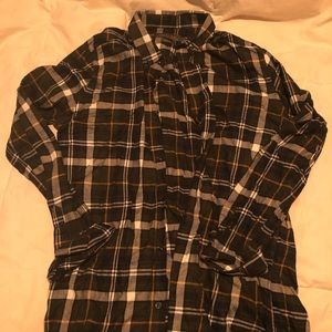 Zara Man Relaxed Fit Soft wash flannel (dark blue)